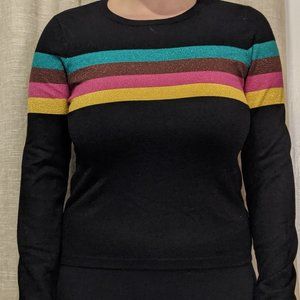 Sparkly Striped Sweater